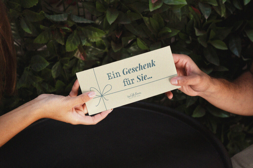 Ein Geschenk für Sie.