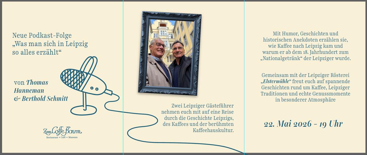 Neue Podkast-Folge „Was man sich in Leipzig so alles erzählt" - 22.05.2026, 19 Uhr